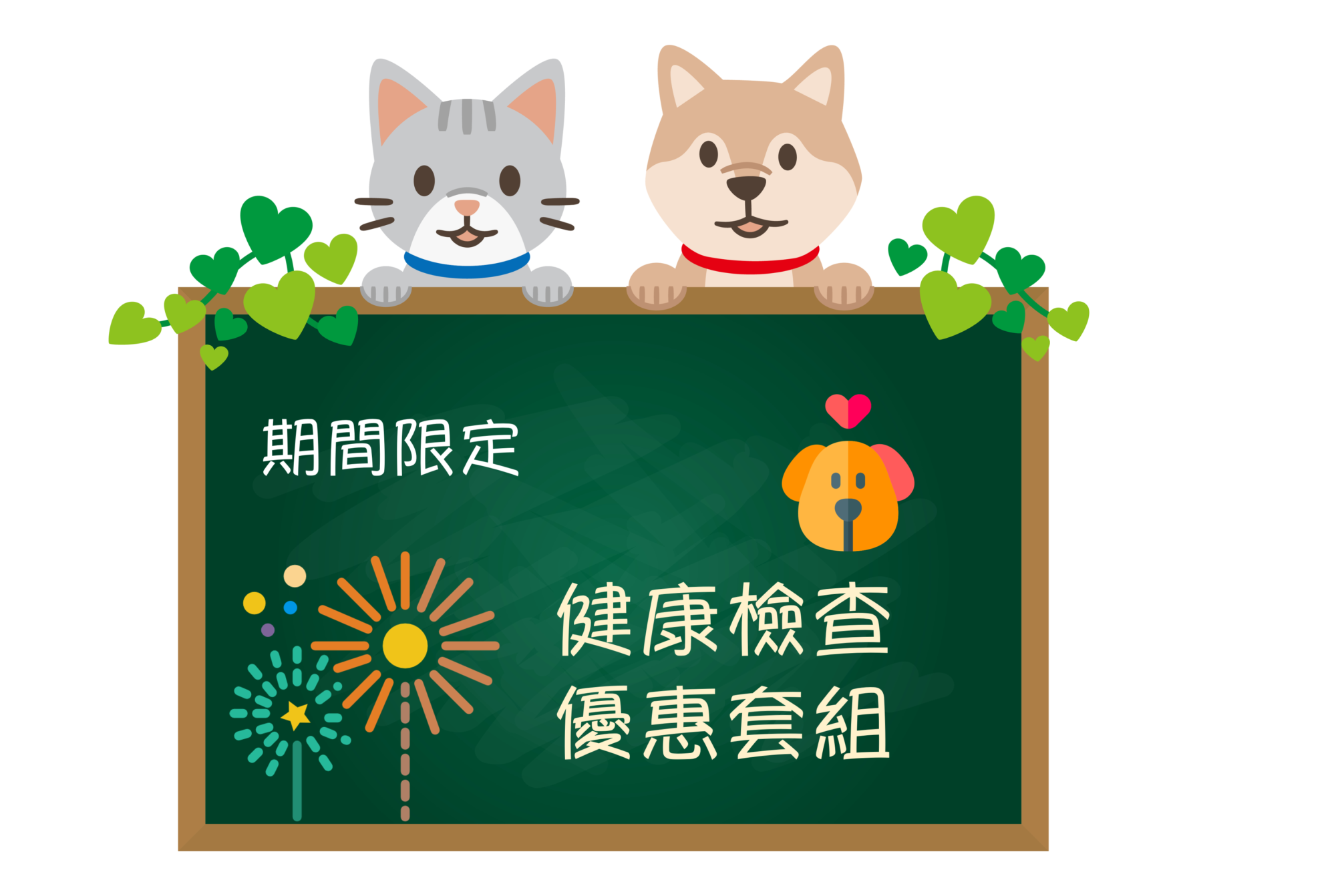 🎉好康報報🎉期間限定-健康檢查優惠套組(毛孩)